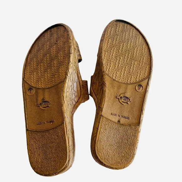 Pali Hawaii Women's Size 9 Tan Adult Classic Jandals Jesus Jelly Sandals - Picture 4 of 4